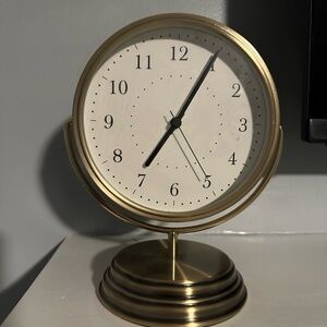 Hearth & Hand Magnolia Gold Table Clock